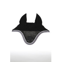 Capucha para caballo ProConfort Dynax Negro / gris oscuro
