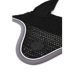 Capucha para caballo ProConfort Dynax Negro / gris oscuro