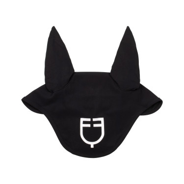 Gorra antimoscas Equestro cube stretch técnica con logotipo