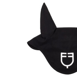 Gorra antimoscas Equestro cube stretch técnica con logotipo