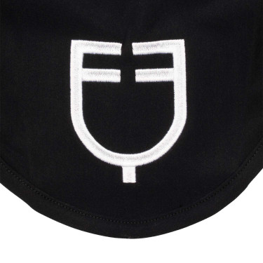 Gorra antimoscas Equestro cube stretch técnica con logotipo