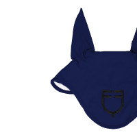 Gorra antimoscas Equestro cube stretch técnica con logotipo Rosa camafeo