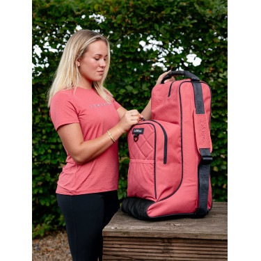 Bolsa para casco y botas LeMieux Arándano Rosa