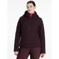Chaqueta Híbrida Impermeable LeMieux Brooke mujer Ciruela damascena Violeta