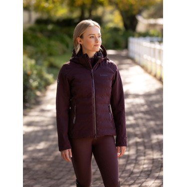 Chaqueta Híbrida Impermeable LeMieux Brooke mujer Ciruela damascena Violeta