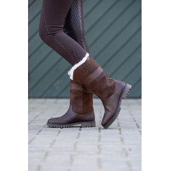 Botas HKM fashion Belmond Teddy Castaño Marrón
