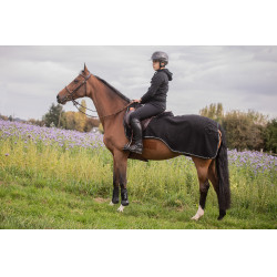 Couvre-reins polaire Diagonal - PADDOCK Negro