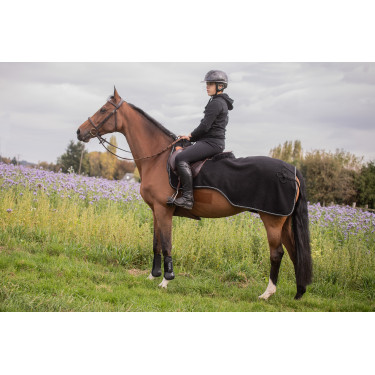 Couvre-reins polaire Diagonal - PADDOCK Negro