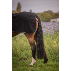 Couvre-reins polaire Diagonal - PADDOCK Negro