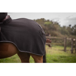 Couvre-reins polaire Diagonal - PADDOCK Negro