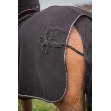 Couvre-reins polaire Diagonal - PADDOCK Negro