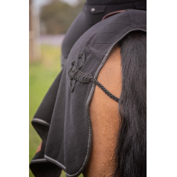 Couvre-reins polaire Diagonal - PADDOCK Negro