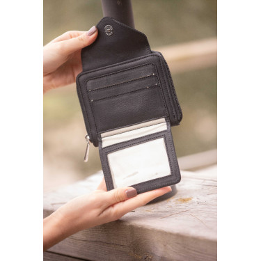 Porte Monnaie PENELOPE Clémence Negro