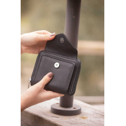 Porte Monnaie PENELOPE Clémence Negro