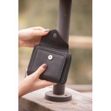 Porte Monnaie PENELOPE Clémence Negro