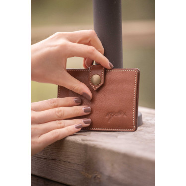 Tarjetero PENELOPE Cartoon Coñac Marrón