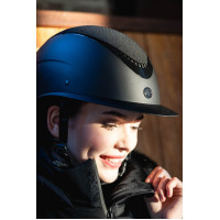 Casco Alarion Diamond HKM Negro / plata