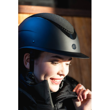 Casco Alarion Diamond HKM Negro / negro