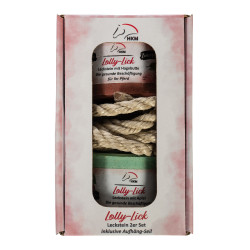 Piedra de sal aromatizada Lolly Lick lote de 2 HKM Escaramujo / manzana