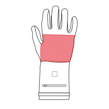 Guantes calefactables Keep Warm Style HKM Negro