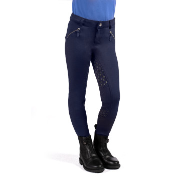Pantalón Mia con fondo completo de silicona HKM Azul oscuro