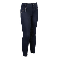 Pantalón Mia con fondo completo de silicona HKM Azul oscuro Pantalón Mia con fondo completo de silicona HKM Azul oscuro