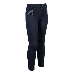 Pantalón Mia con fondo completo de silicona HKM Azul oscuro