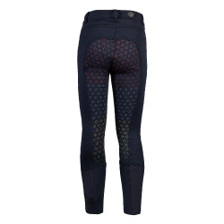 Pantalón Mia con fondo completo de silicona HKM Azul oscuro