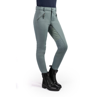 Pantalón Mia con fondo completo de silicona HKM Salvia Violeta
