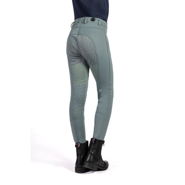 Pantalón Mia con fondo completo de silicona HKM Salvia Violeta