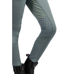 Pantalón Mia con fondo completo de silicona HKM Salvia Violeta