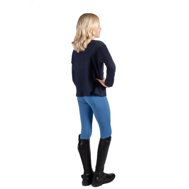 Leggings Mia con asiento completo de silicona HKM Azul