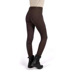 Leggings Mia con asiento completo de silicona HKM Marrón oscuro