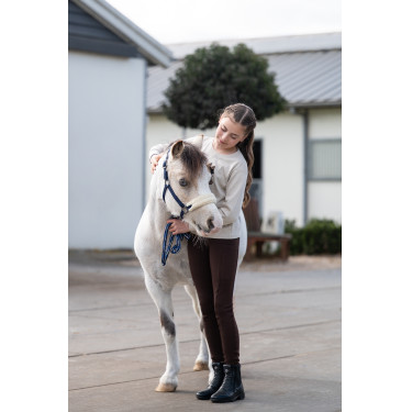 Leggings Mia con asiento completo de silicona HKM Marrón oscuro