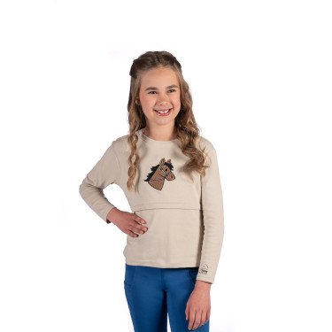 Polo de manga larga Mia HKM Beige