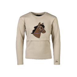 Polo de manga larga Mia HKM Beige