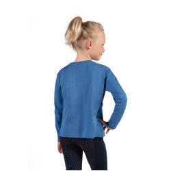 Polo de manga larga Mia HKM Azul