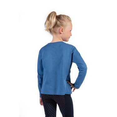 Polo de manga larga Mia HKM Azul