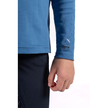 Polo de manga larga Mia HKM Azul