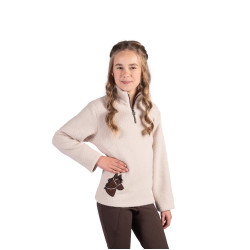 Sudadera polar infantil Mia HKM Beige