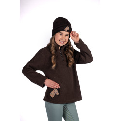 Sudadera polar infantil Mia HKM Marrón oscuro