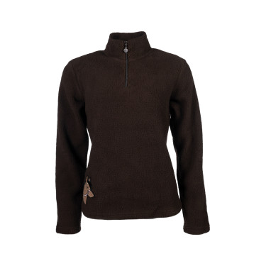 Sudadera polar infantil Mia HKM Marrón oscuro