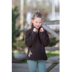 Sudadera polar infantil Mia HKM Marrón oscuro