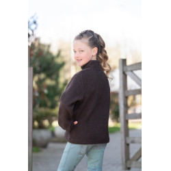 Sudadera polar infantil Mia HKM Marrón oscuro