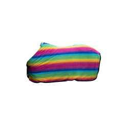 Manta de secado Rainbow para shettys HKM Rayas multicolor