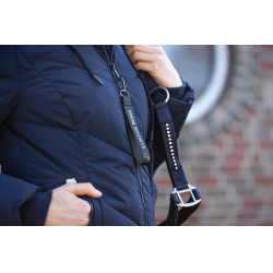 Plumífero largo Toronto HKM Azul oscuro