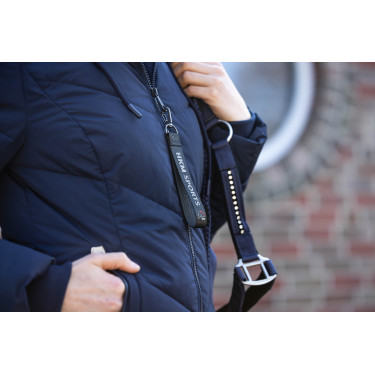 Plumífero largo Toronto HKM Azul oscuro