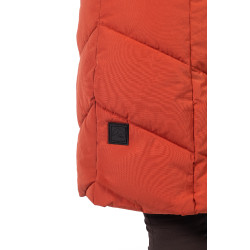 Plumífero largo Toronto HKM Cobre Marrón