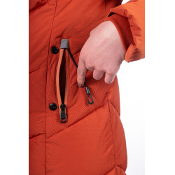 Plumífero largo Toronto HKM Cobre Marrón