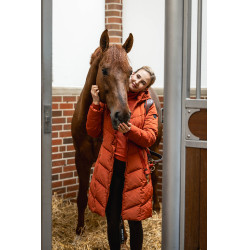 Plumífero largo Toronto HKM Cobre Marrón